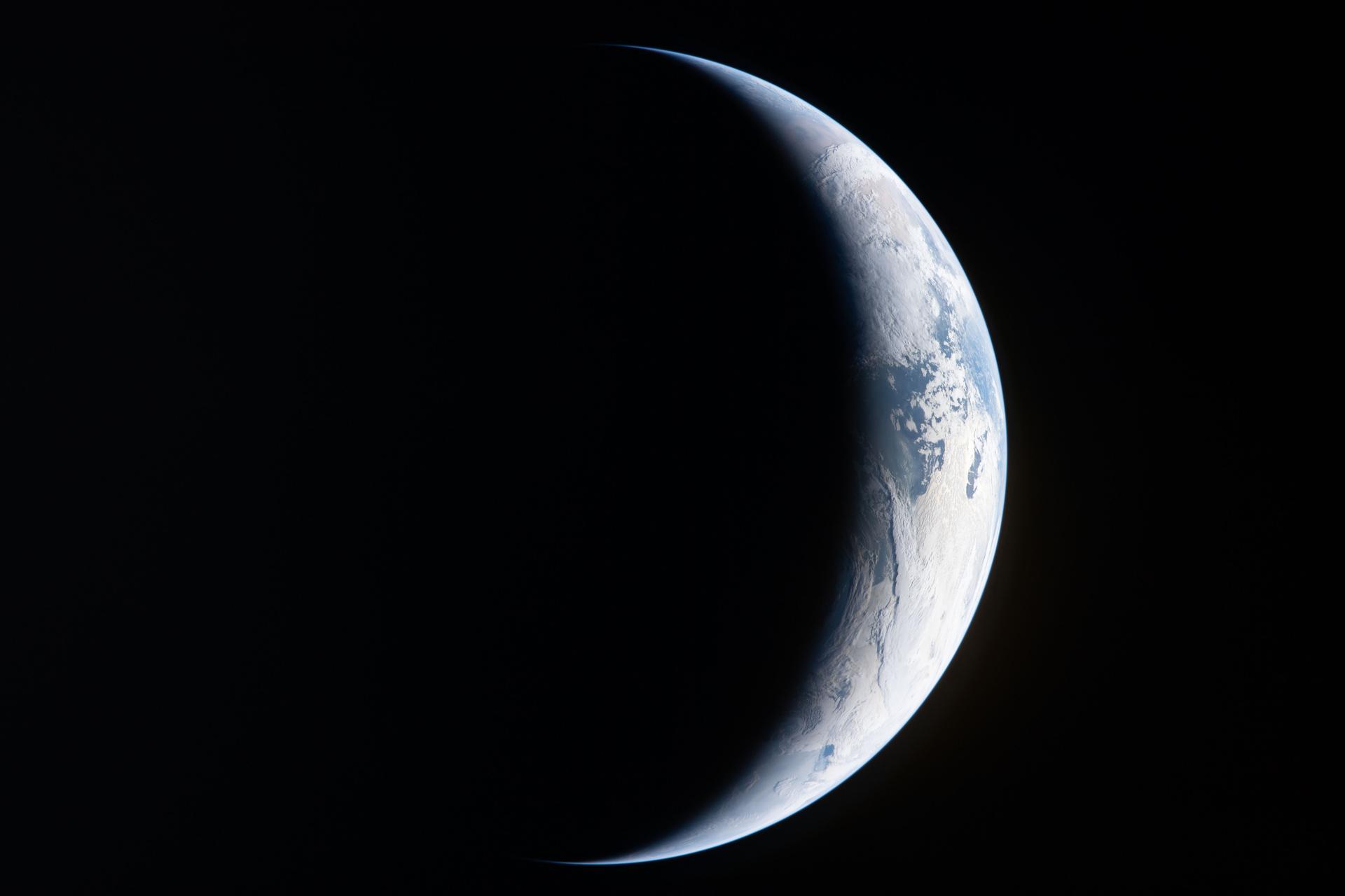 Planet Earth seen from NASA's Orion spacecraft